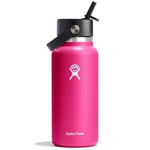 NWT Hydro Flask 32oz Wide Mouth Flex Straw Water Bottle - Zinnia